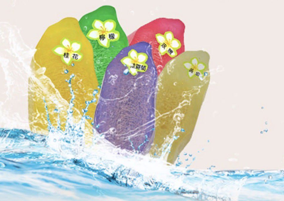 絲瓜皂-----黄金/檸檬/玫瑰/桂花/紫羅蘭